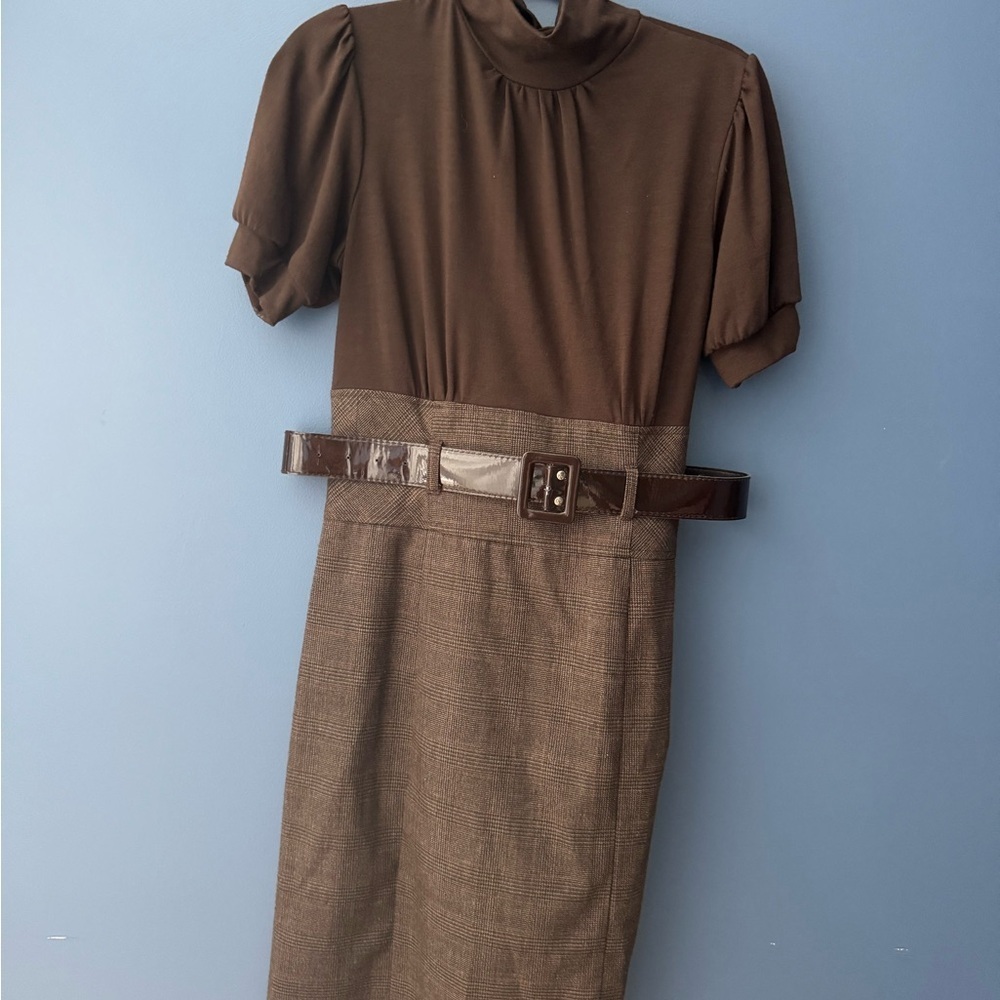 BCX Chocolate Brown Dress